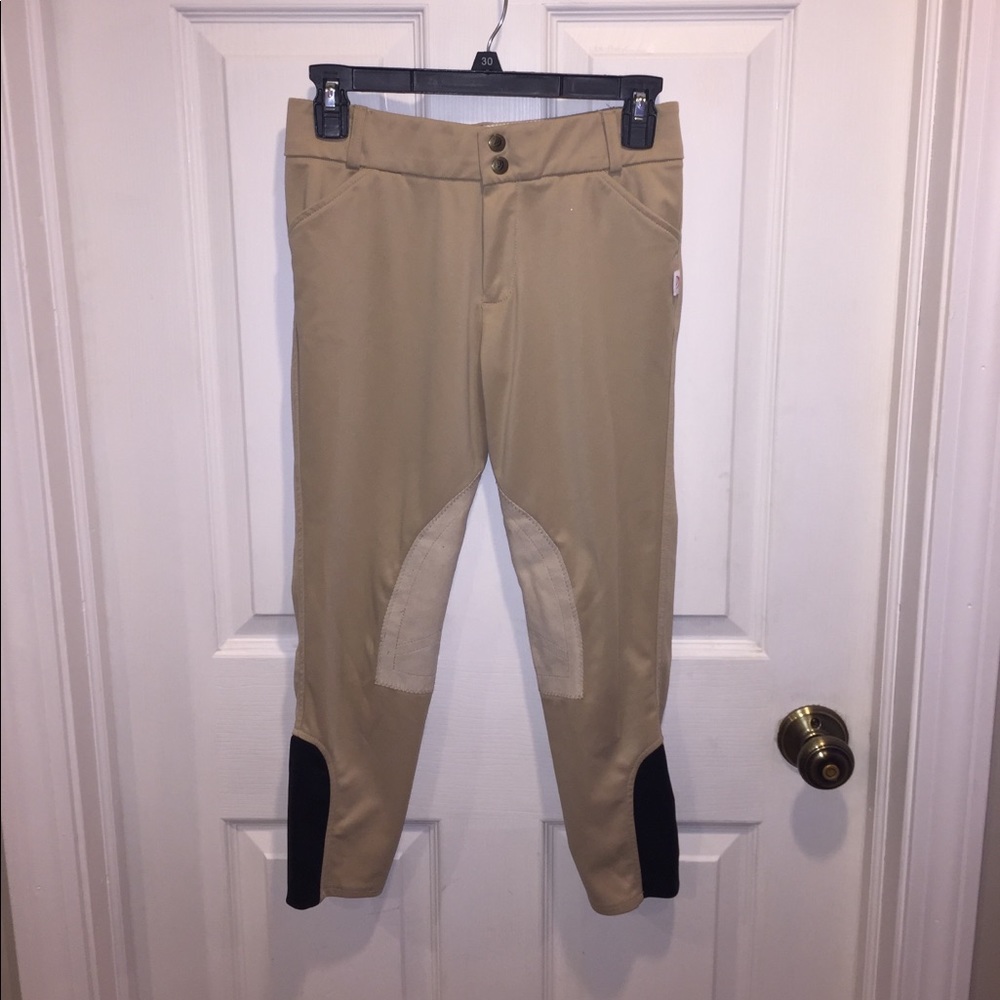 TAN DEVON AIRE KNEE PATCH BREECHES